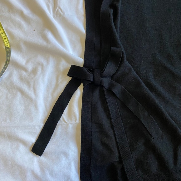 NWT J.JILL Black Merino Wool Tencel Poncho Minimalist Layering OS - NEW - Picture 10 of 13